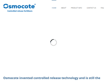 Tablet Screenshot of osmocote.co.za